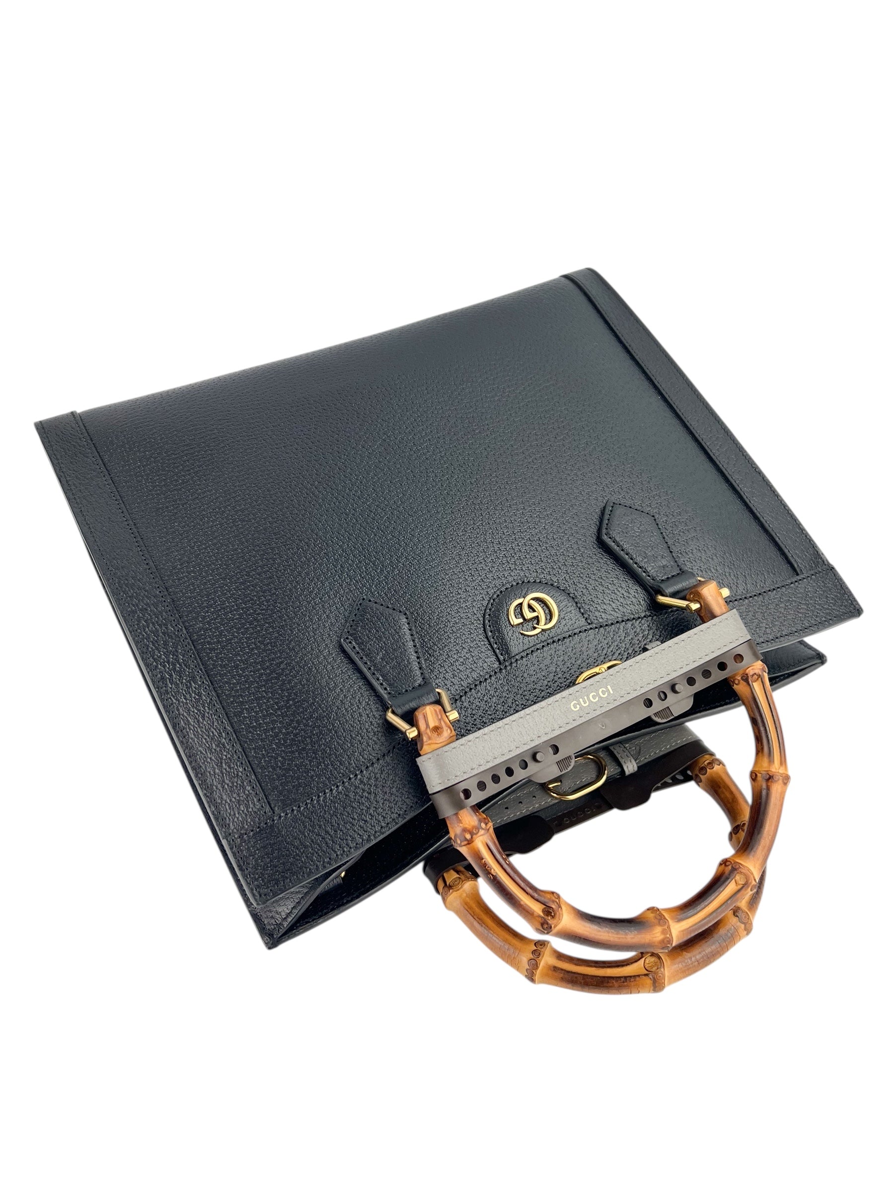 gucci-black-leather-large-diana-bamboo-top-handle-tote--full-set--7