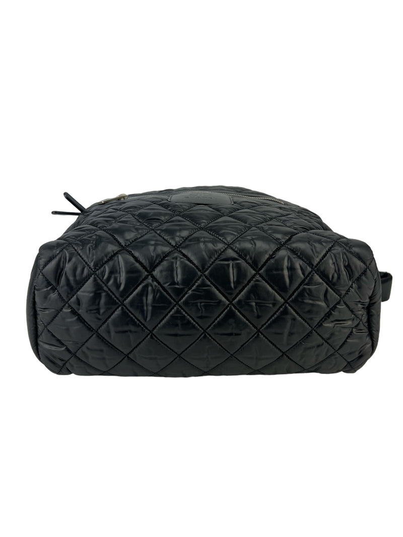 Chanel Black Quilted Nylon Coco Cocoon Backpack
