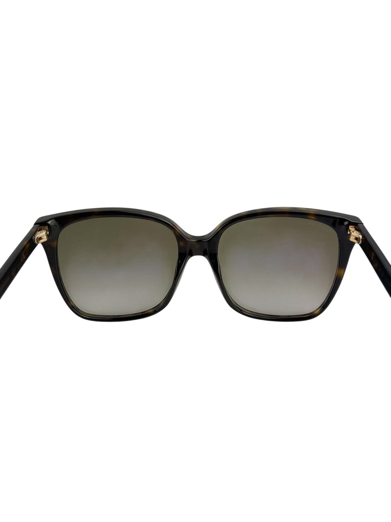 Gucci Brown Oversized Square Sunglasses