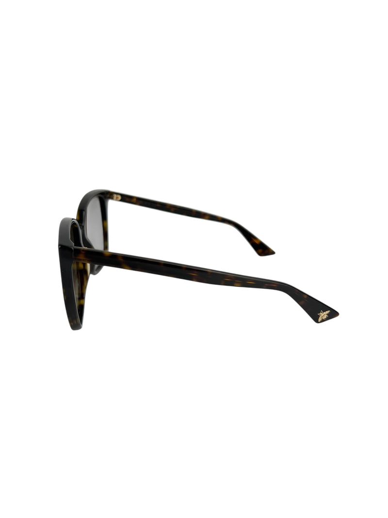 Gucci Brown Oversized Square Sunglasses
