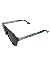 Gucci Brown Tortoise Round Sunglasses