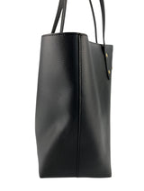 Coach Black & Brown Leather Reversible Tote W/ Gold Hardware