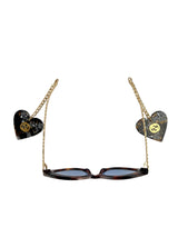 Gucci Cateye Tortoise Heart Charm Sunglasses
