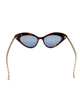 Gucci Cateye Tortoise Heart Charm Sunglasses