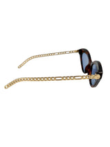 Gucci Cateye Tortoise Heart Charm Sunglasses