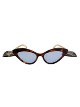 Gucci Cateye Tortoise Heart Charm Sunglasses
