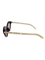 Gucci Cateye Tortoise Heart Charm Sunglasses