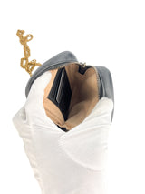 Gucci Black Marmont Mini Zip Top Crossbody Leather