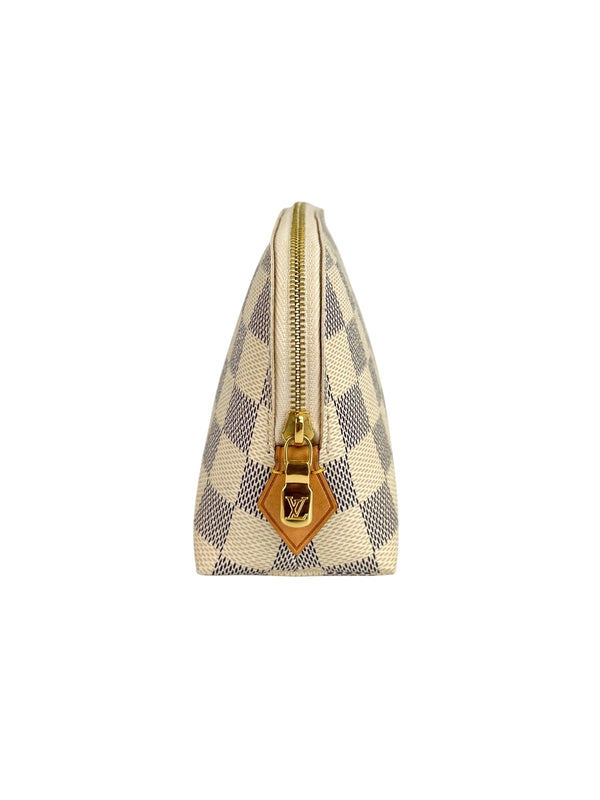 Louis Vuitton Damier Azur Cosmetic Pouch W/ Box
