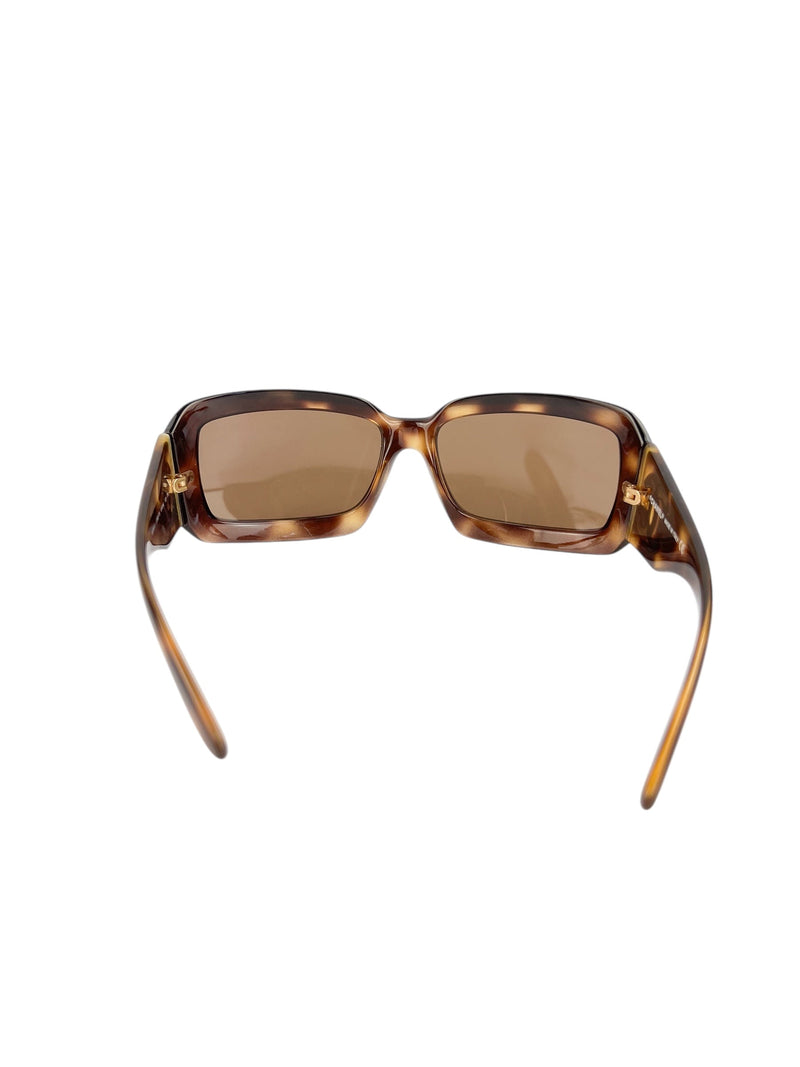 Chanel Tortoise Mother-of-Pearl CC Logo Sunglasses