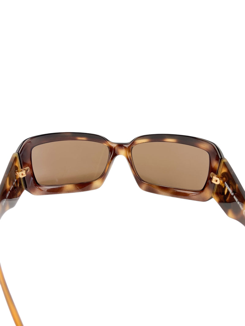 Chanel Tortoise Mother-of-Pearl CC Logo Sunglasses