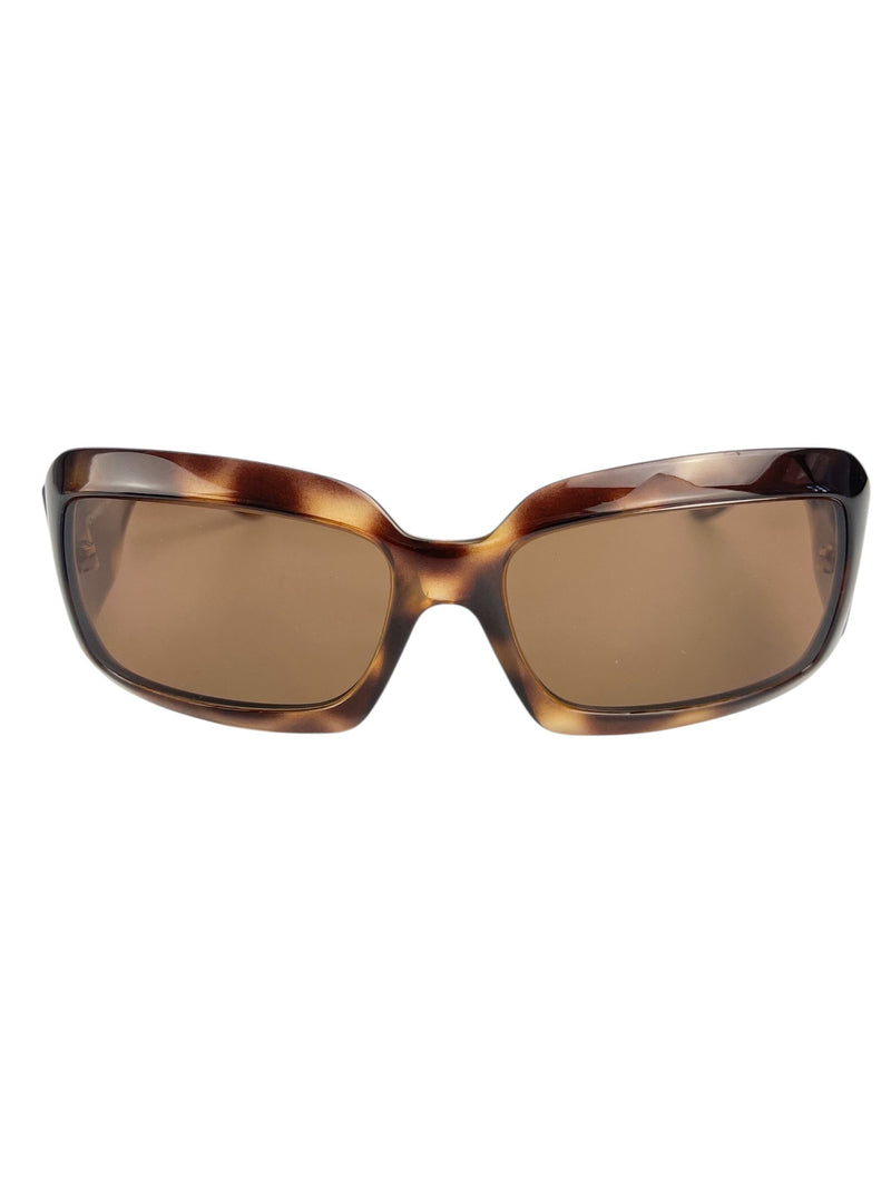 Chanel Tortoise Mother-of-Pearl CC Logo Sunglasses