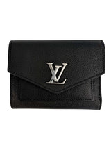 Louis Vuitton Black Leather Trifold Wallet