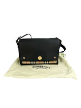 Burberry Black Leather Note Crossbody