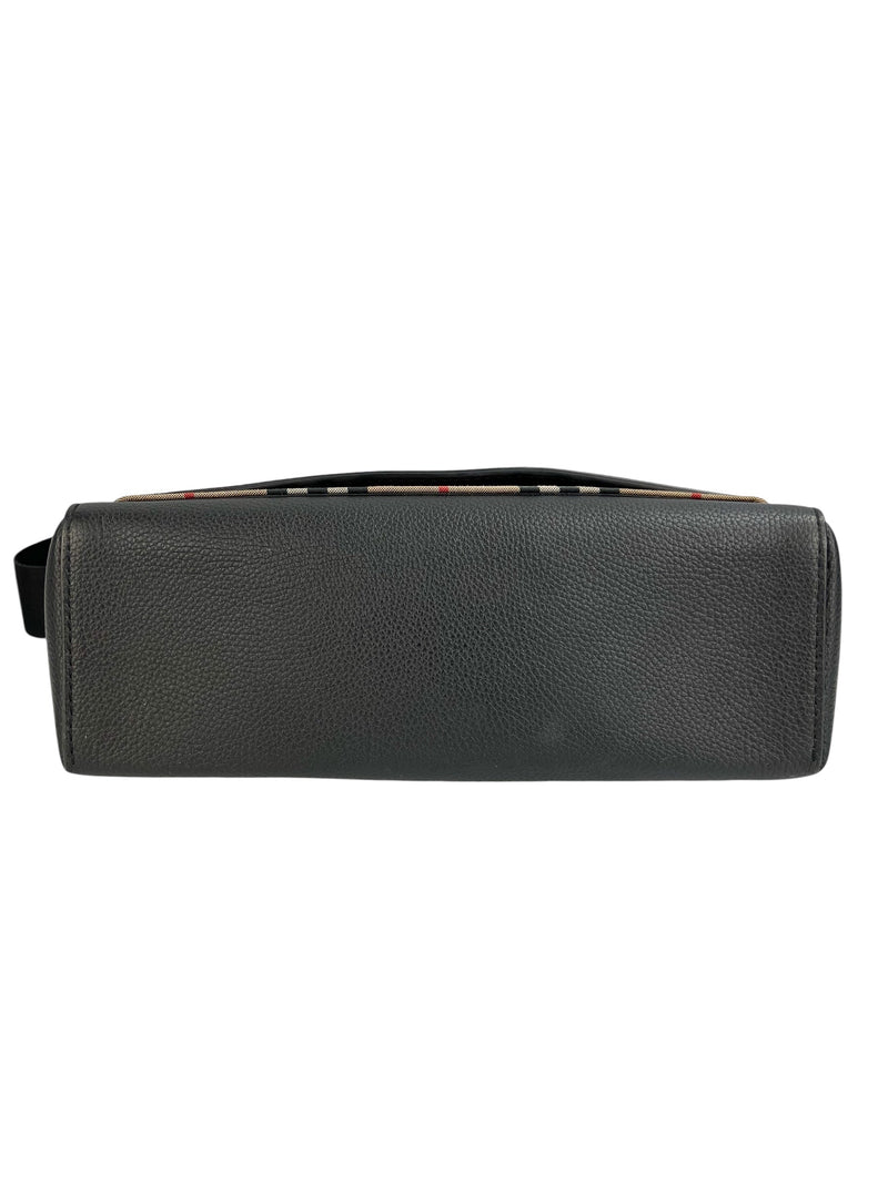 Burberry Black Leather Note Crossbody