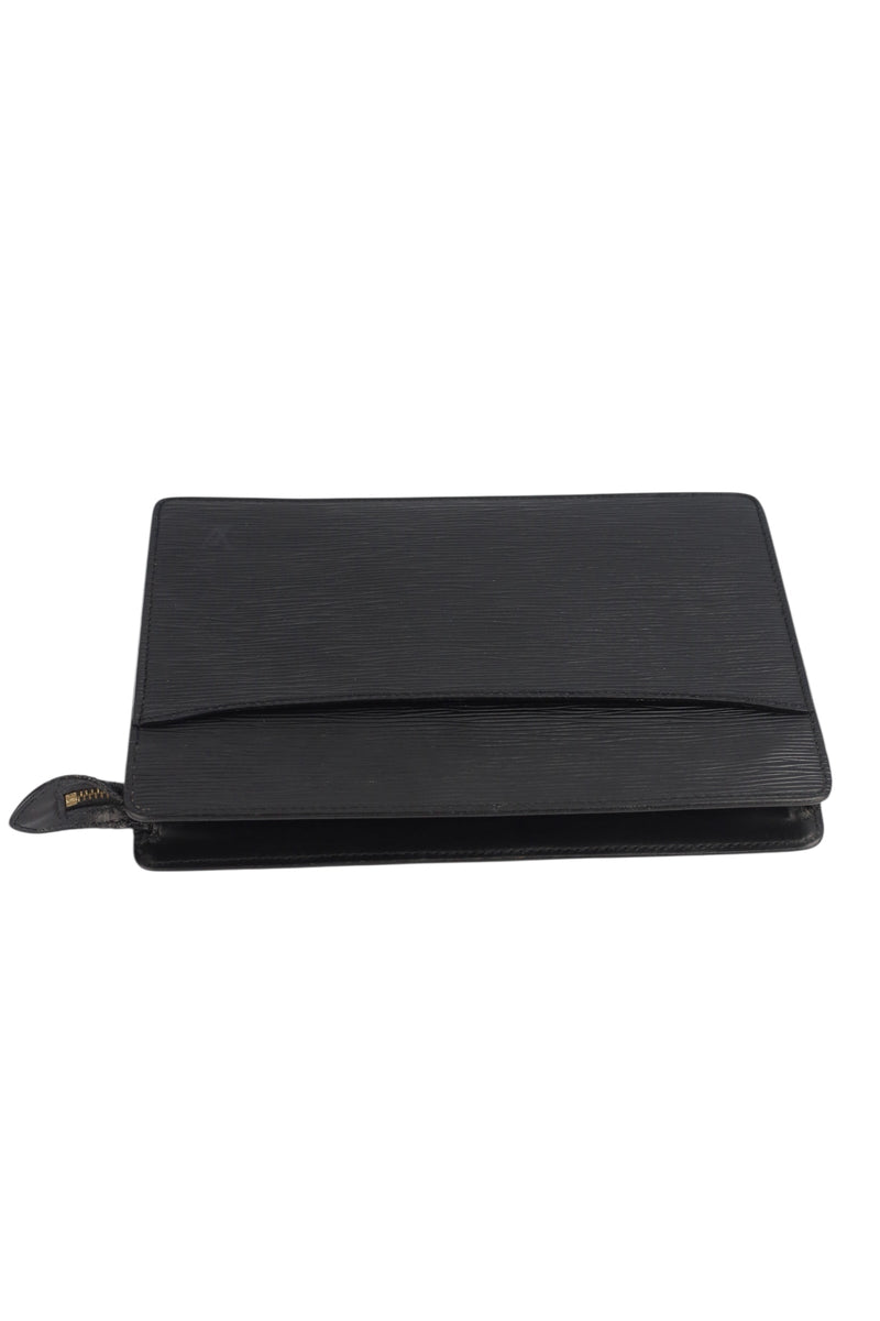 Louis Vuitton Vintage Black Epi Leather Clutch