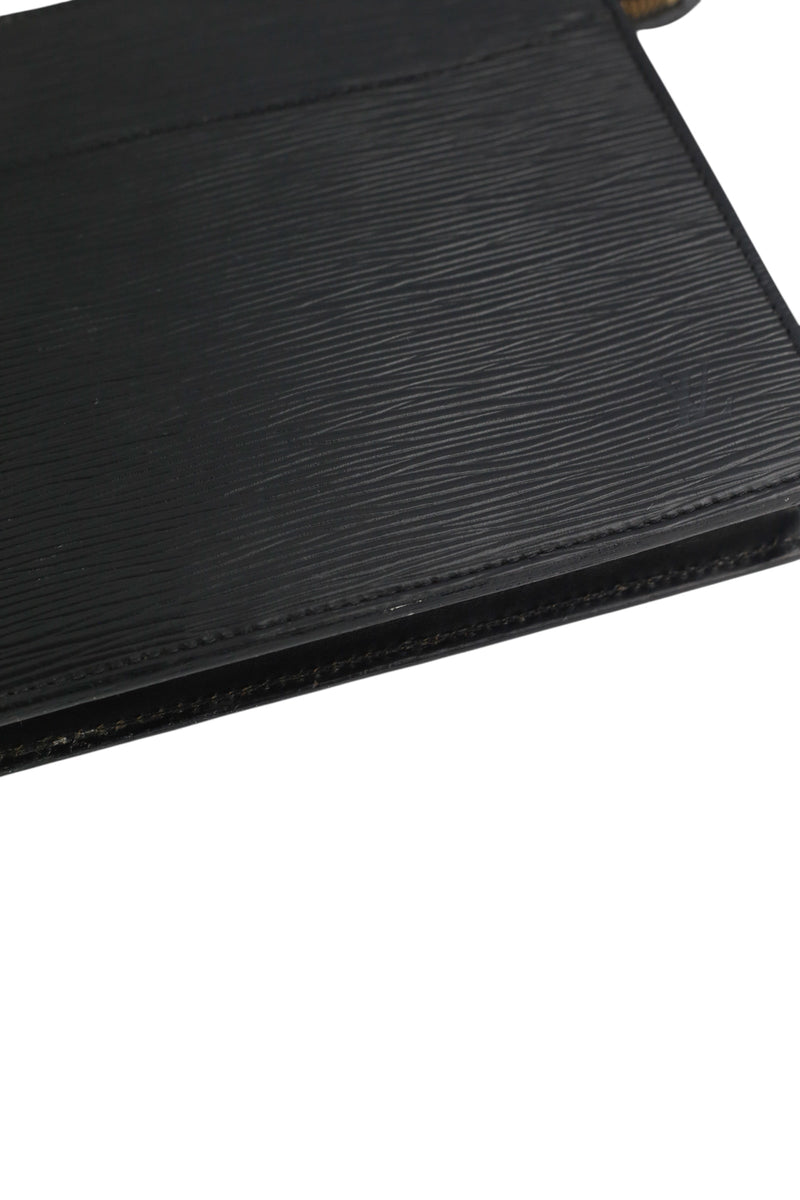 Louis Vuitton Vintage Black Epi Leather Clutch