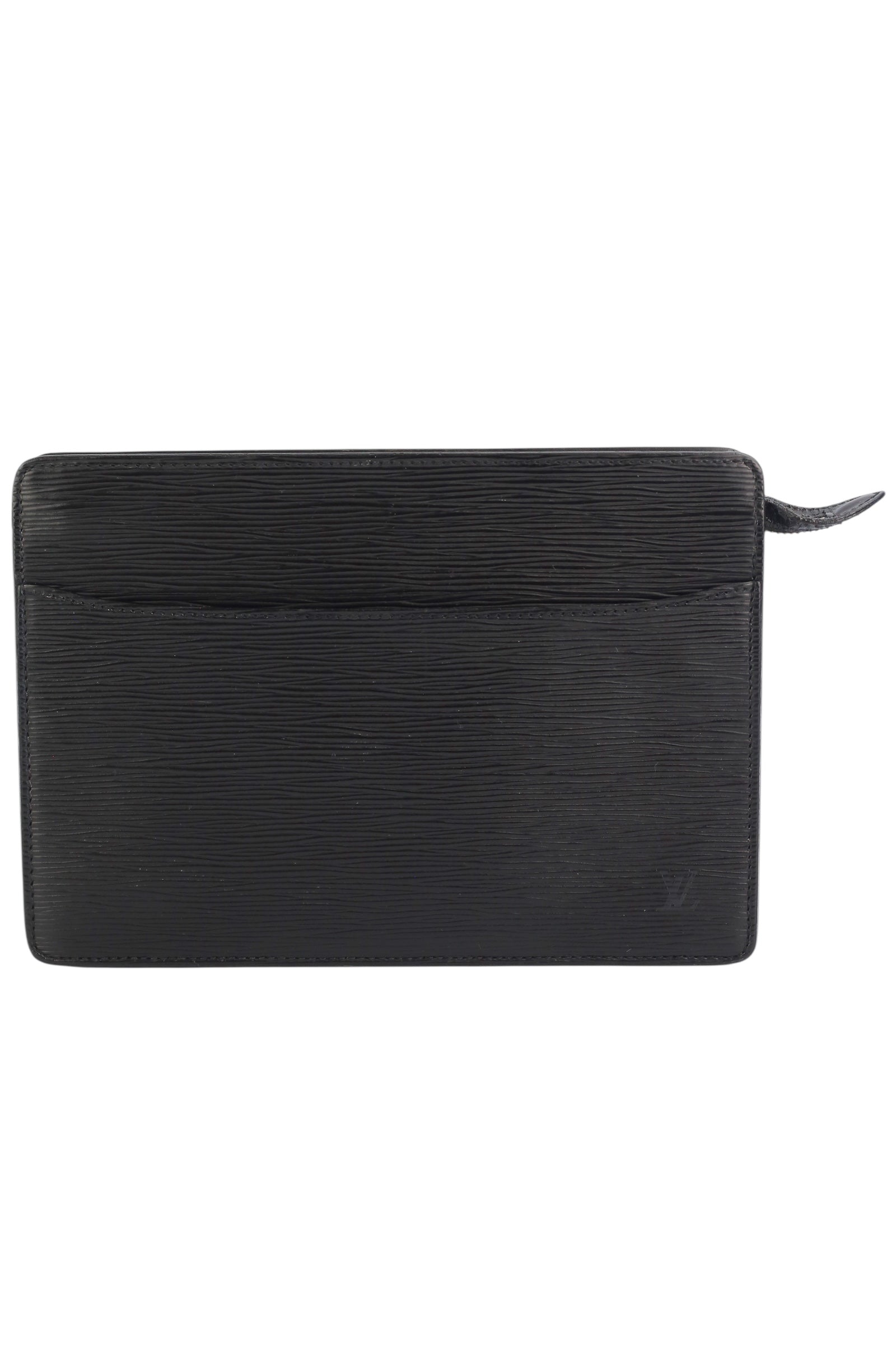 Louis Vuitton Vintage Black Epi Leather Clutch