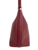Hermes Deep Red Buffalo Leather Berlingot
