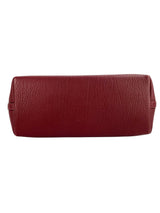 Hermes Deep Red Buffalo Leather Berlingot