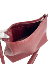 Hermes Deep Red Buffalo Leather Berlingot