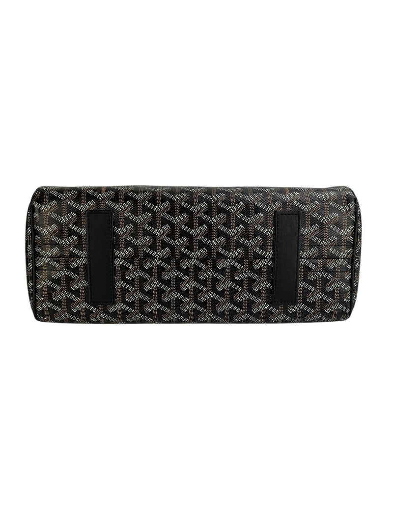 Goyard Black Rouette Goyardine Tote PM