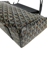 Goyard Black Rouette Goyardine Tote PM