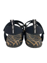 Fendi Brown Logo Dad Sandals Size 38