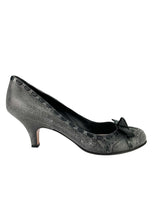 Prada Slate Grey Leather Pumps