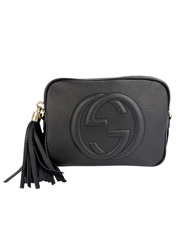 Gucci Black Leather Soho Disco Crossbody