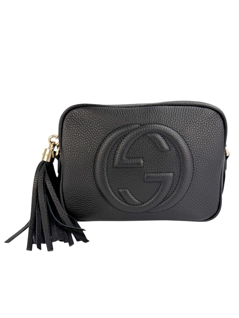Gucci Black Leather Soho Disco Crossbody