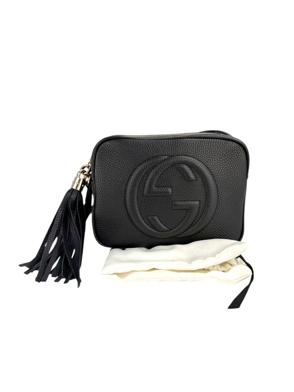 Gucci Black Leather Soho Disco Crossbody