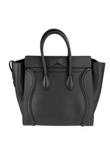 Celine Black Leather Mini Luggage Tote