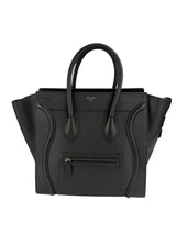 Celine Black Leather Mini Luggage Tote