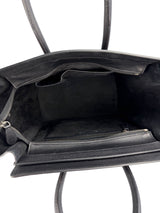 Celine Black Leather Mini Luggage Tote
