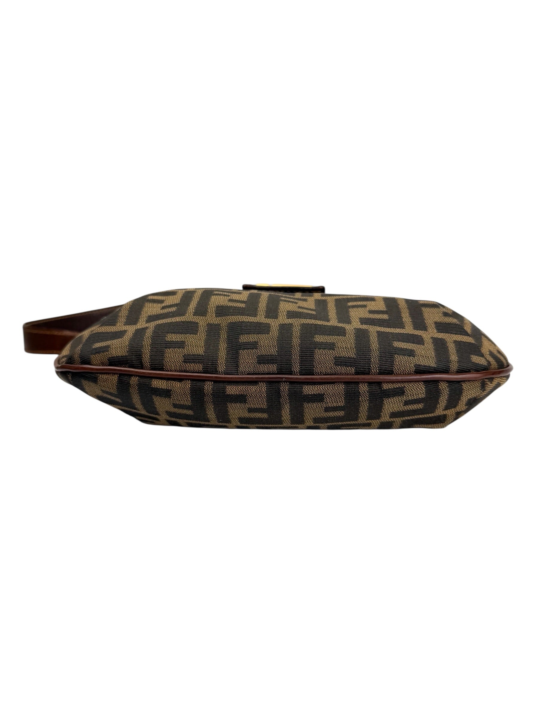 Fendi Vintage Crescent Zucca Hobo