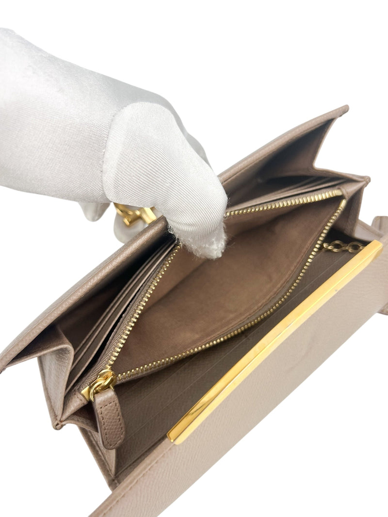 Salvatore Ferragamo Gancini Continental Wallet
