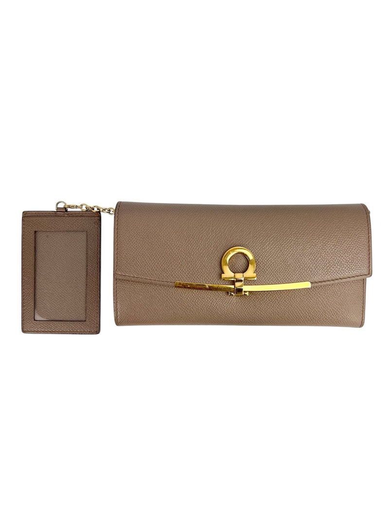 Salvatore Ferragamo Gancini Continental Wallet