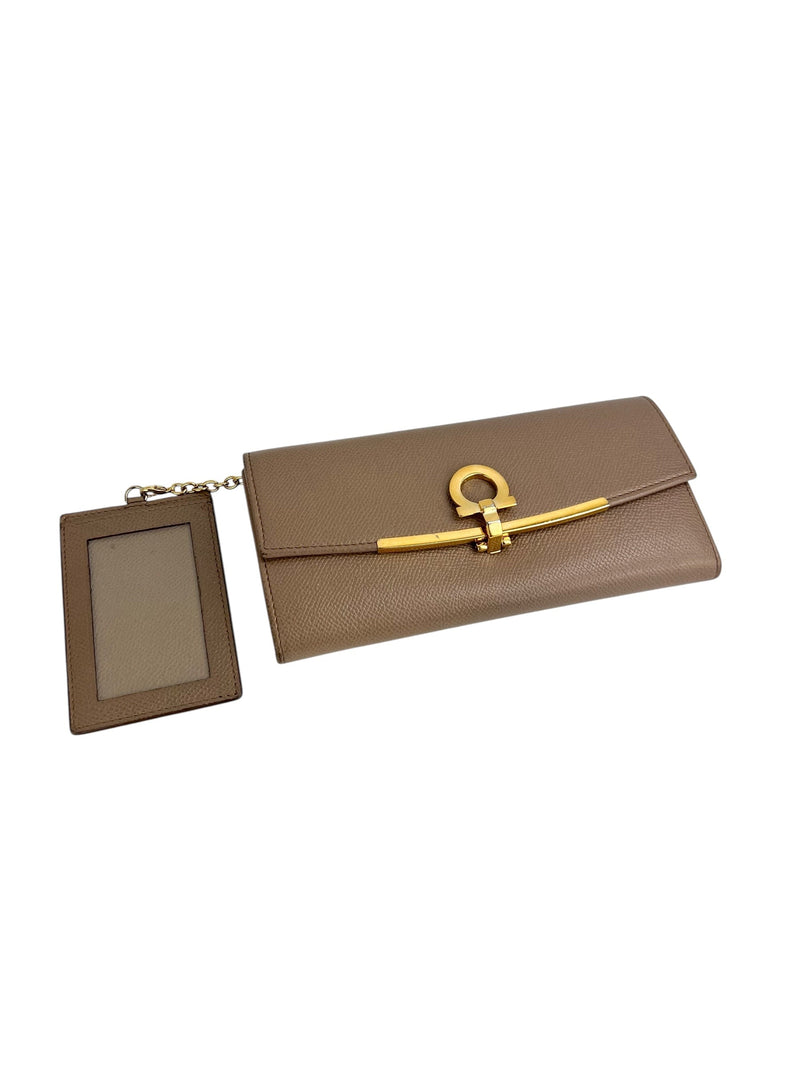 Salvatore Ferragamo Gancini Continental Wallet