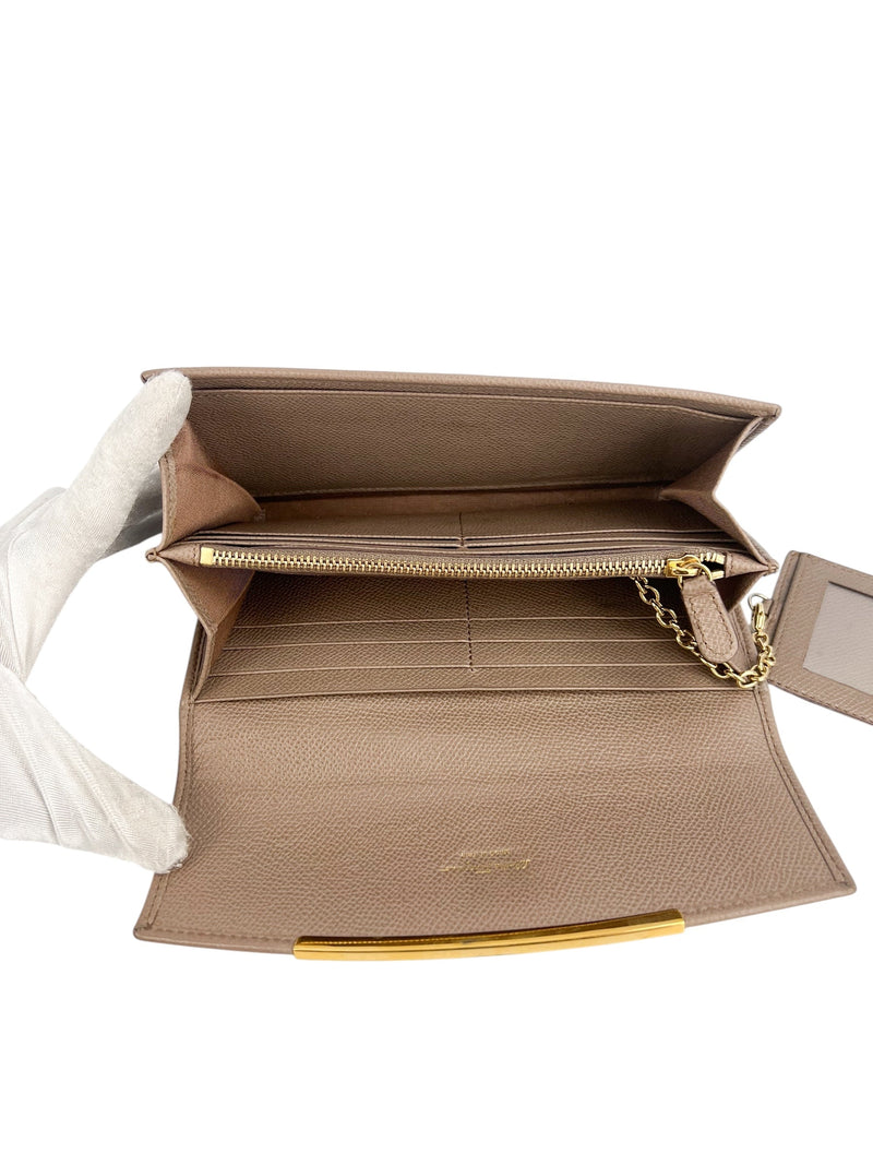 Salvatore Ferragamo Gancini Continental Wallet
