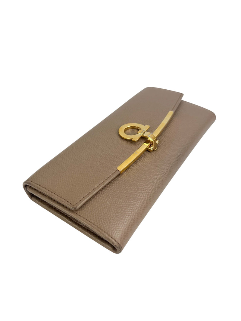 Salvatore Ferragamo Gancini Continental Wallet