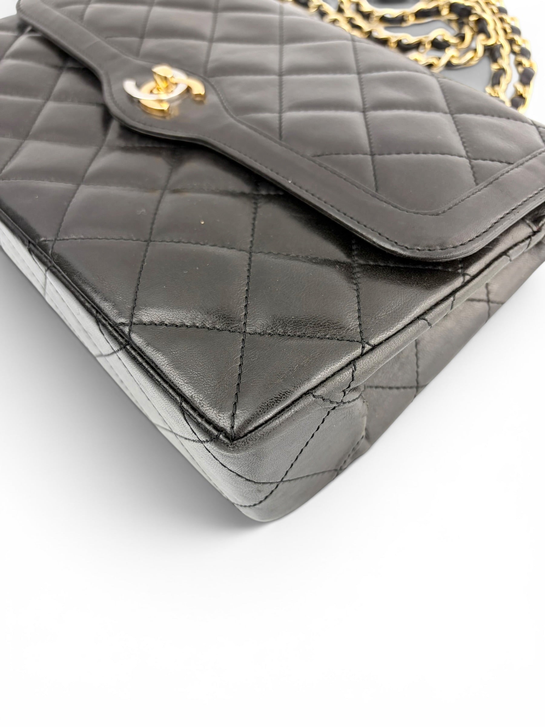 chanel-vintage-black-paris-double-flap-8