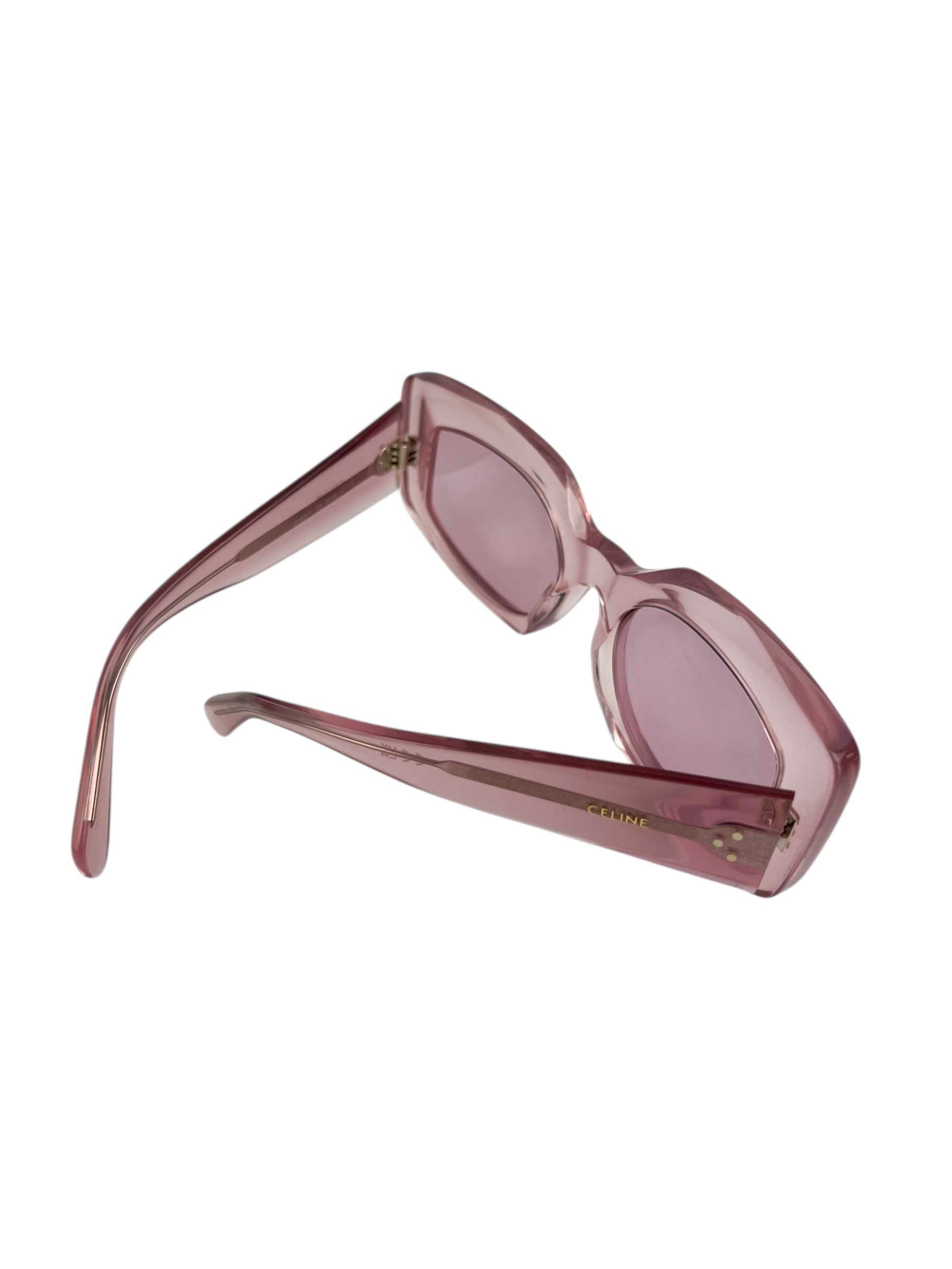 Celine Pink Frame Sunglasses