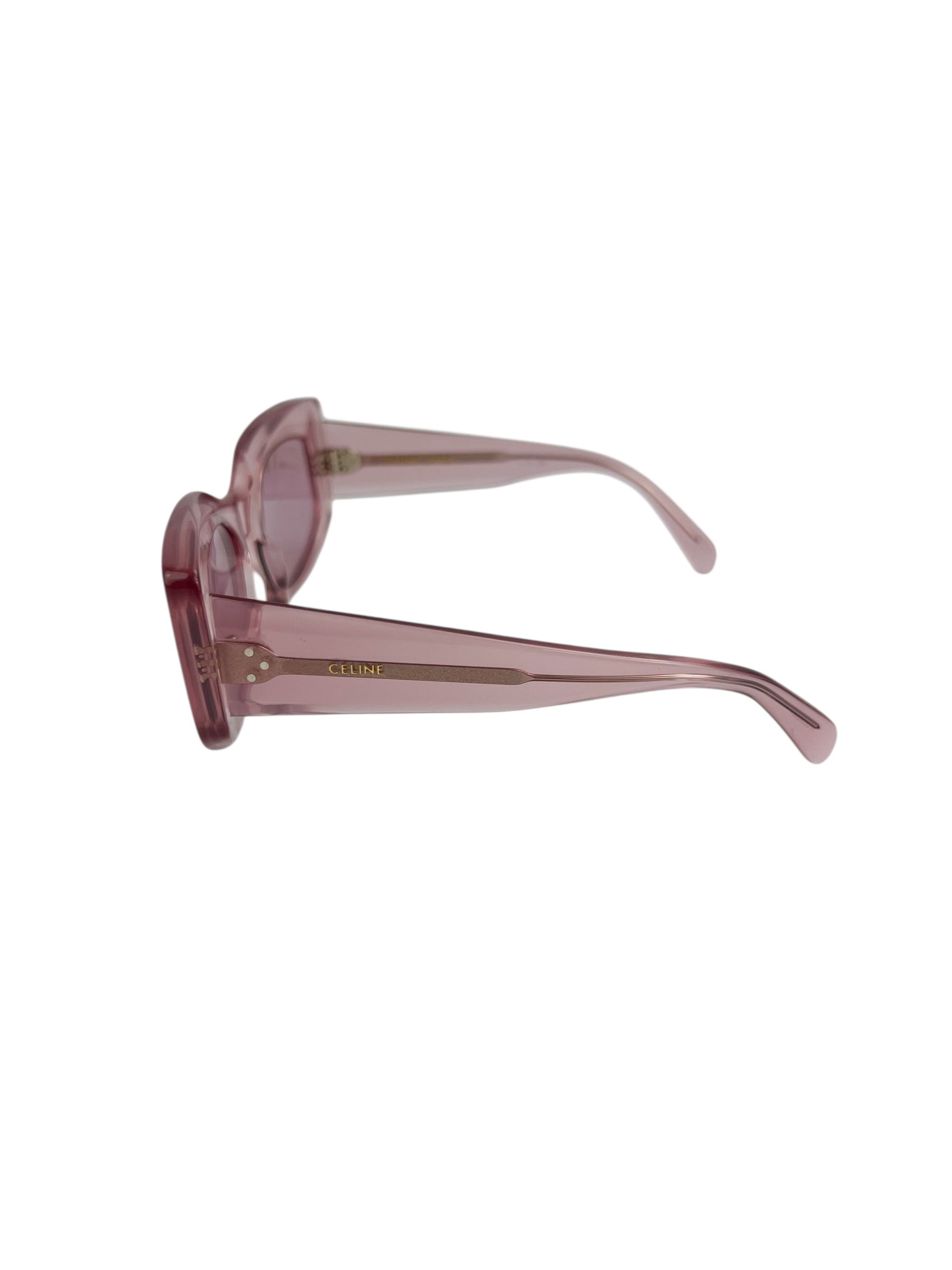 Celine Pink Frame Sunglasses