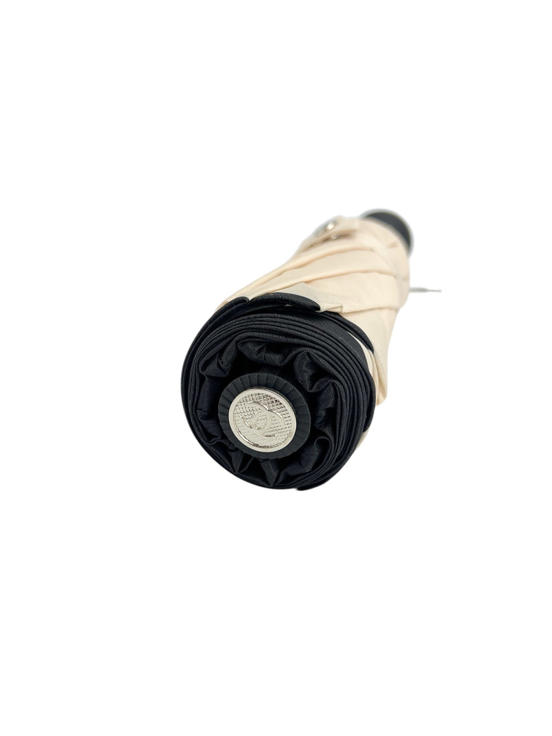 Chanel Cream & Black Umbrella (W/ Box)