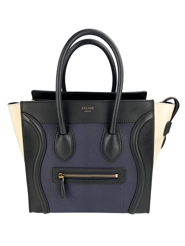 Celine Tri Color Micro Luggage Tote