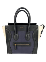 Celine Tri Color Micro Luggage Tote