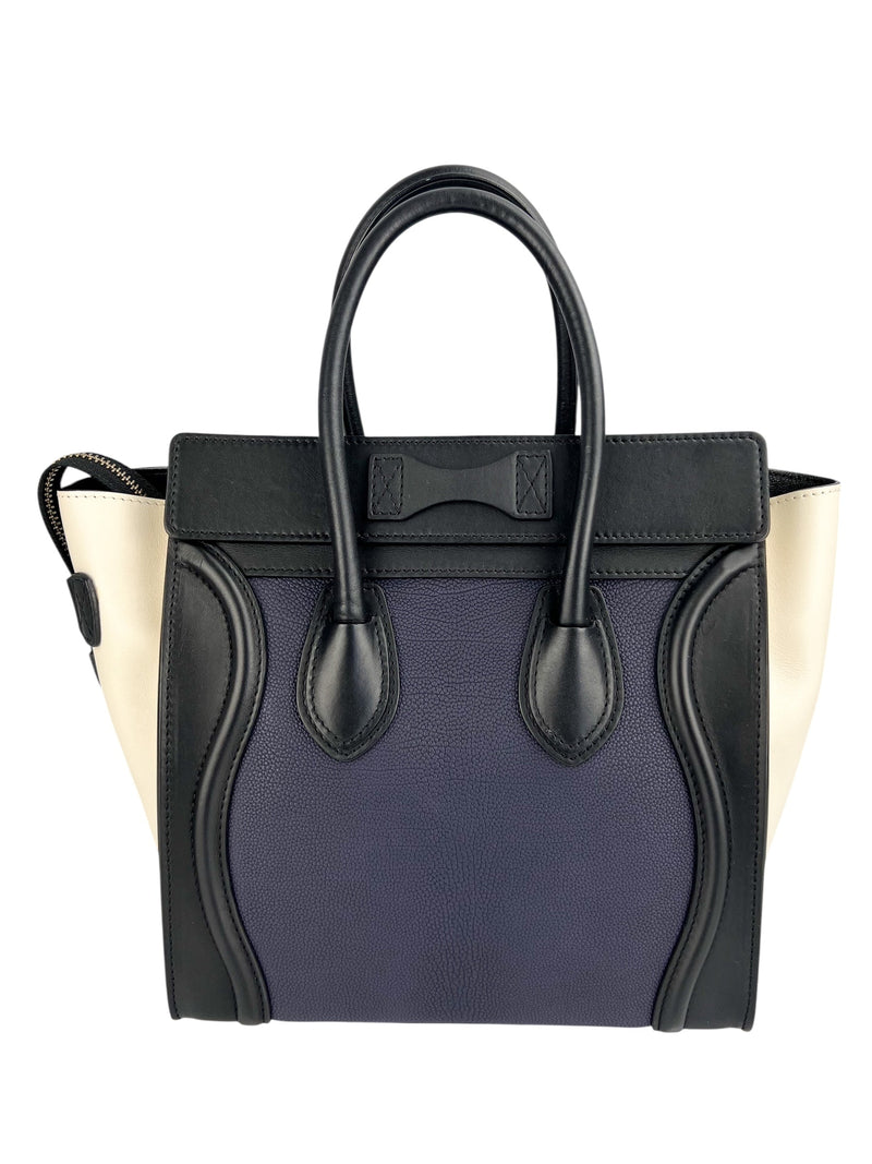 Celine Tri Color Micro Luggage Tote