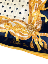 Christian Dior 100% Silk Scarf