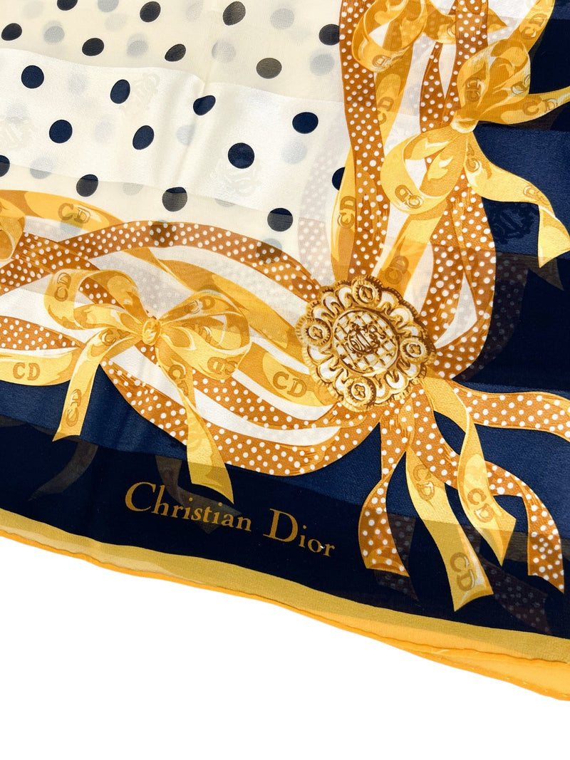 Christian Dior 100% Silk Scarf